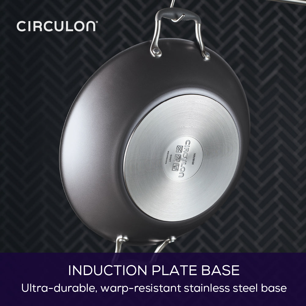 ScratchDefense Extreme Non-Stick Chef's Pan & Lid with Helper Handle - 4.2L - Image 6