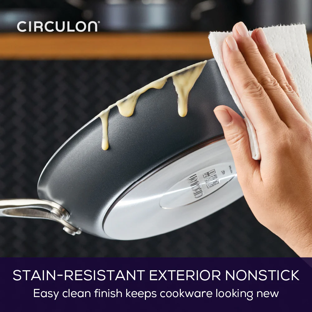 ScratchDefense Extreme Non-Stick Frying Pan & Saucepan Set - 5 Pieces - Image 6