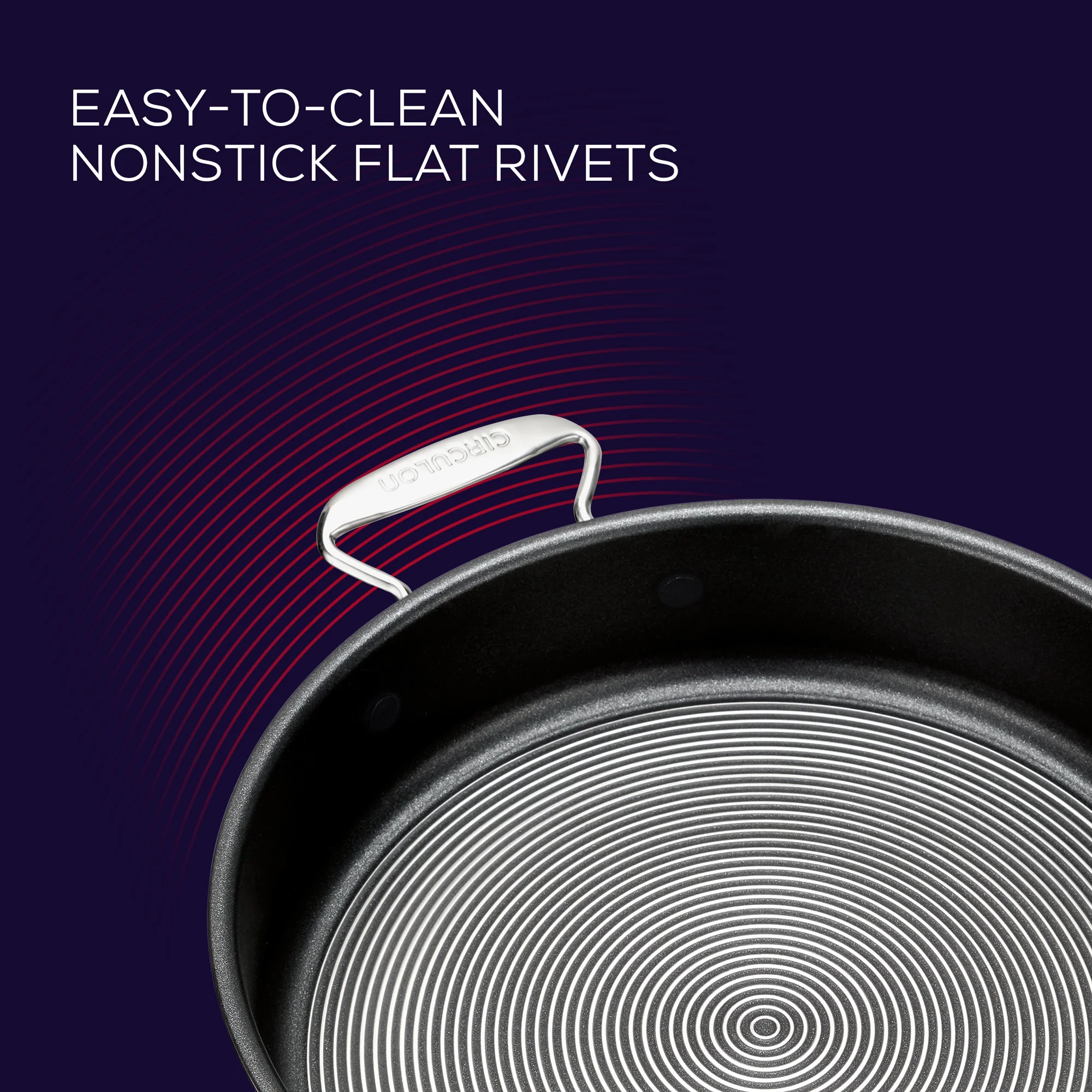 SteelShield™ Polished Stainless Steel Hybrid Non-Stick Frying Pan - 3 Sizes - Image 10